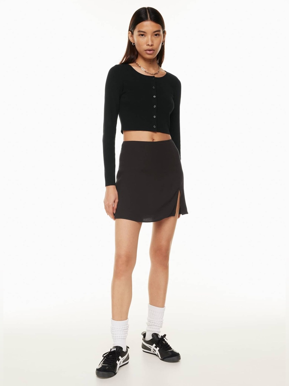 Aritzia Sunday Best Tatiana Mini Skirt Black